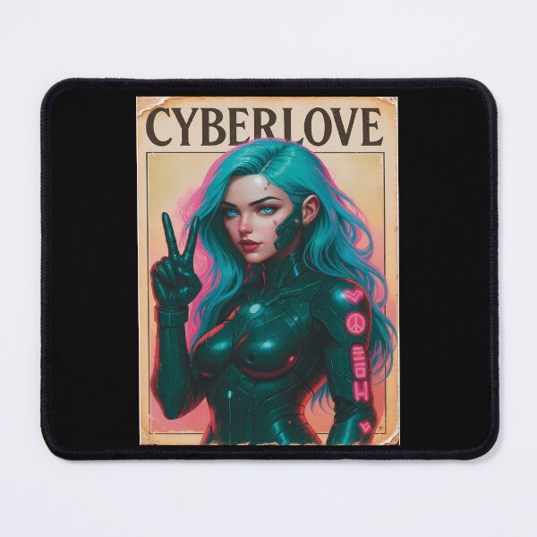Item preview, Cyberlove — Victory | Retro Futuristic Cyberpunk Heroine ✦ designed and sold by ROYFOREVER by Yasemin .
