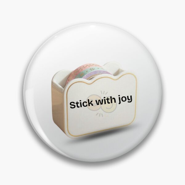 Item preview, Stick With Joy Cute Minimal Toast Sticker | Positive Aesthetic Quote Design designed and sold by Pandey14.
