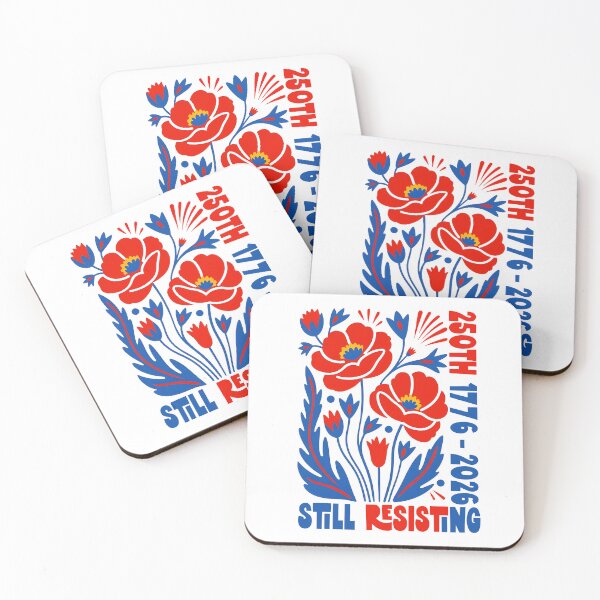 Item preview, Still Resisting 250th Anniversary Floral Protest Graphic 1776-2026 designed and sold by PixlCrypt.