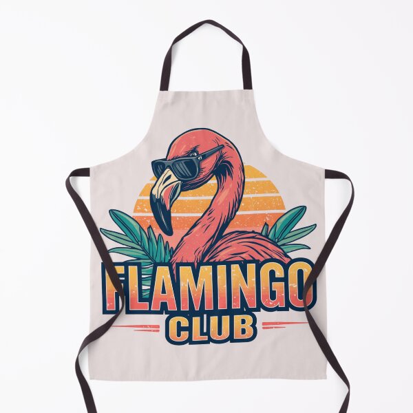 Item preview, Retro Flamingo Club Pride Summer Beach Art designed and sold by EchoPrint Co..