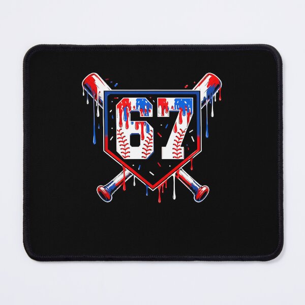 Item preview, Summer Six Seven Baseball 67 Dripping Red White Blue USA 4th Of July designed and sold by PixlCrypt.