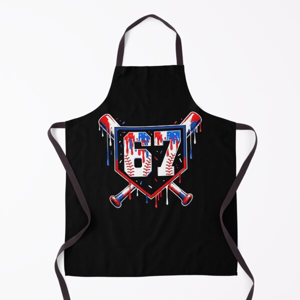 Item preview, Summer Six Seven Baseball 67 Dripping Red White Blue USA 4th Of July designed and sold by PixlCrypt.
