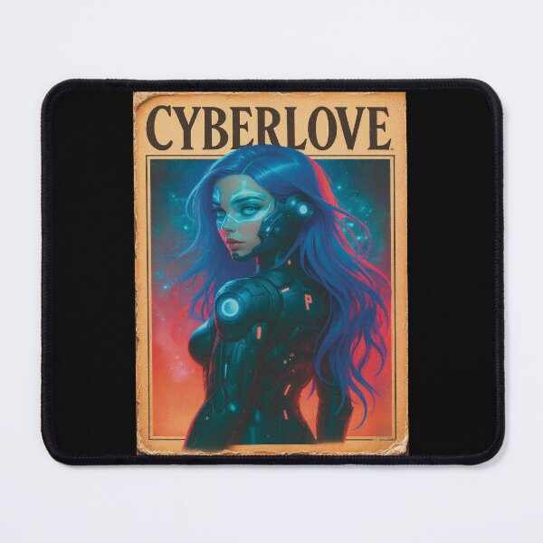 Item preview, Cyberlove — Rejected | Neon Heartbroken Heroine ✦ Retro Futuristic Poster designed and sold by ROYFOREVER by Yasemin .