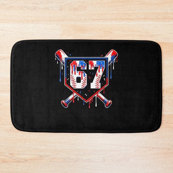 Item preview, Summer Six Seven Baseball 67 Dripping Red White Blue USA 4th Of July designed and sold by PixlCrypt.
