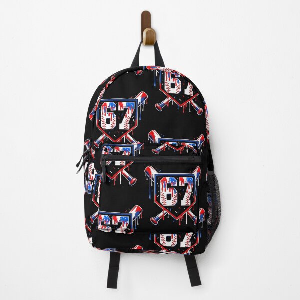Item preview, Summer Six Seven Baseball 67 Dripping Red White Blue USA 4th Of July designed and sold by PixlCrypt.