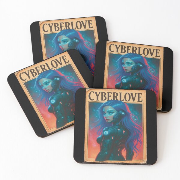 Item preview, Cyberlove — Rejected | Neon Heartbroken Heroine ✦ Retro Futuristic Poster designed and sold by ROYFOREVER by Yasemin .