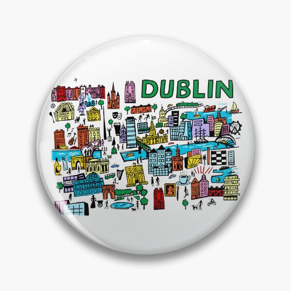 Item preview, Dublin City Drawing designed and sold by Traveldrawings.
