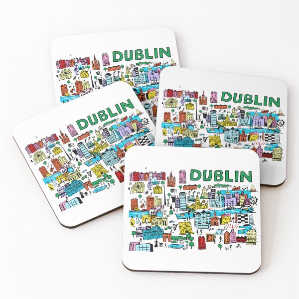 Item preview, Dublin City Drawing designed and sold by Traveldrawings.