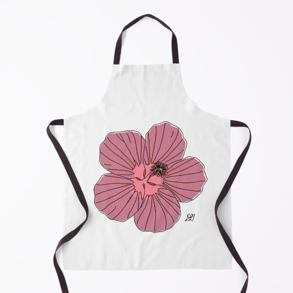 Item preview, Hawaiian Flower Hibiscus Line Art Print designed and sold by Evil B Creative.