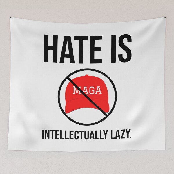 Item preview, Hate is intellectually lazy. designed and sold by Rachel the Artist .