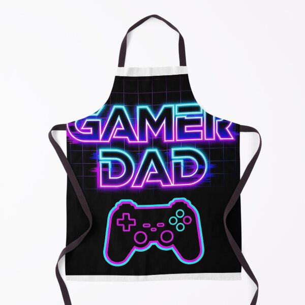 Item preview, Gamer Dad Retro Neon Cyberpunk Gaming Father’s Day designed and sold by Hazelartdesign.