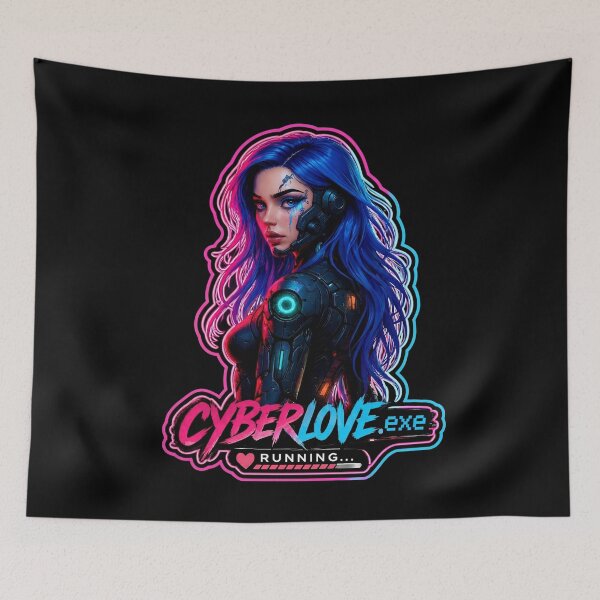 Item preview, Cyberlove EXE AI Neon Girl designed and sold by ROYFOREVER by Yasemin .