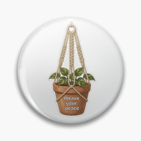 Item preview, Weave Your Peace Botanical Sticker | Cozy Minimal Plant Aesthetic Design designed and sold by Pandey14.