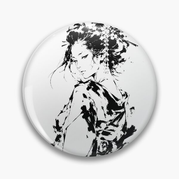 Item preview, Geisha brush poster designed and sold by OniricaDesign.