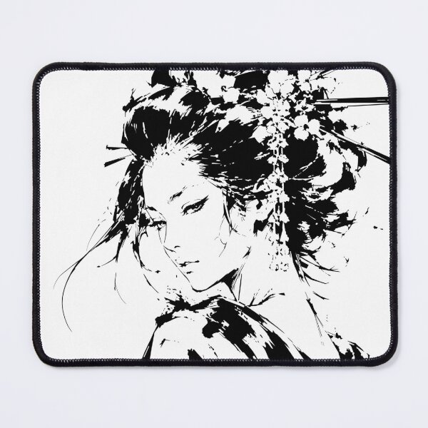 Item preview, Geisha brush poster designed and sold by OniricaDesign.