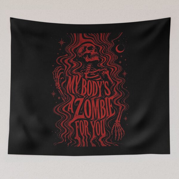 Item preview, My Body's A Zombie For You Dead Man's Bones designed and sold by hesjustken.