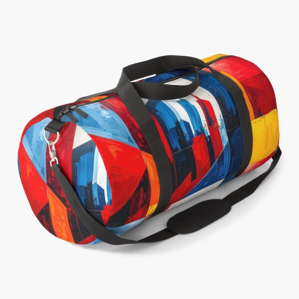 Item preview, Offset Lithograph 3D Shapes | Red Cyan Graphic | Blue Yellow Overlay designed and sold by PYRAMIDA Co..