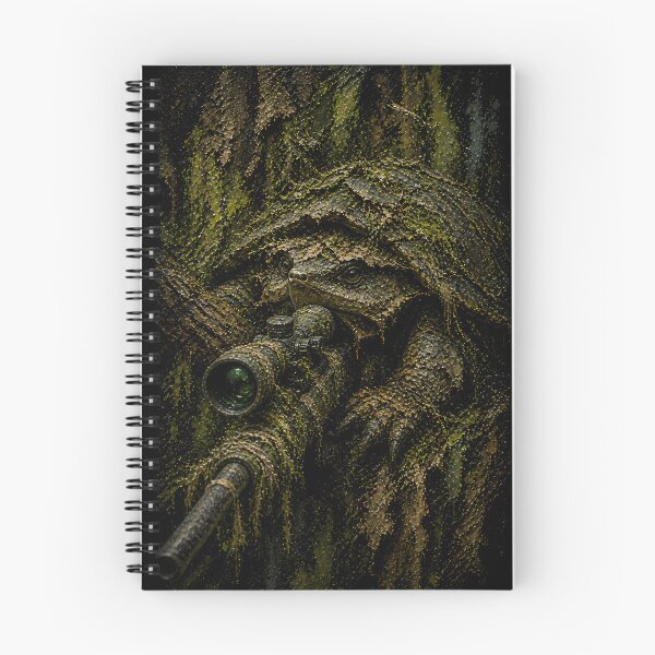 Item preview, Tactical Camouflage Sniper Turtle Dark Aesthetic Art designed and sold by Vista Atelier.