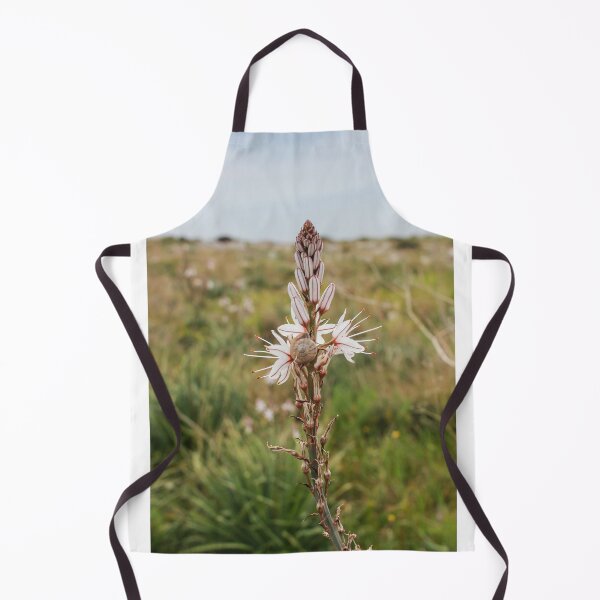 Item preview, Wildflower With Small Snail On Delicate White Bloom In Meadow Landscape Close-Up designed and sold by Nmallia.