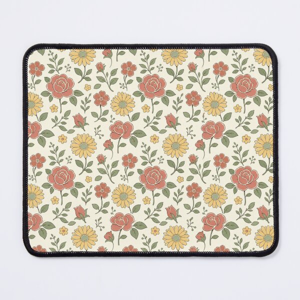 Item preview, Vintage Wallpaper Floral Retro Seamless Pattern designed and sold by Inkworksbyshery.