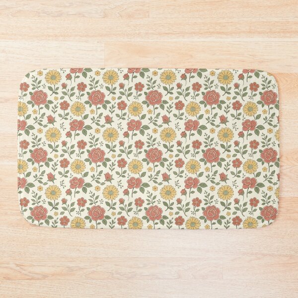 Item preview, Vintage Wallpaper Floral Retro Seamless Pattern designed and sold by Inkworksbyshery.