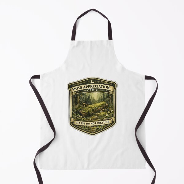 Item preview, Moss Appreciation Club | Please Do Not Disturb | Cottagecore Nature Badge Design designed and sold by MrDev.