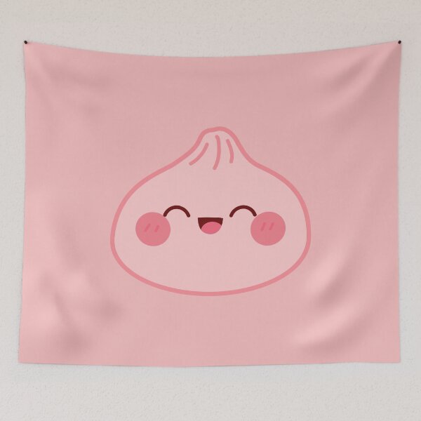 Item preview, Red squishy Dumpling – Cute Kawaii Food Character Design designed and sold by EmeraldeaArt.