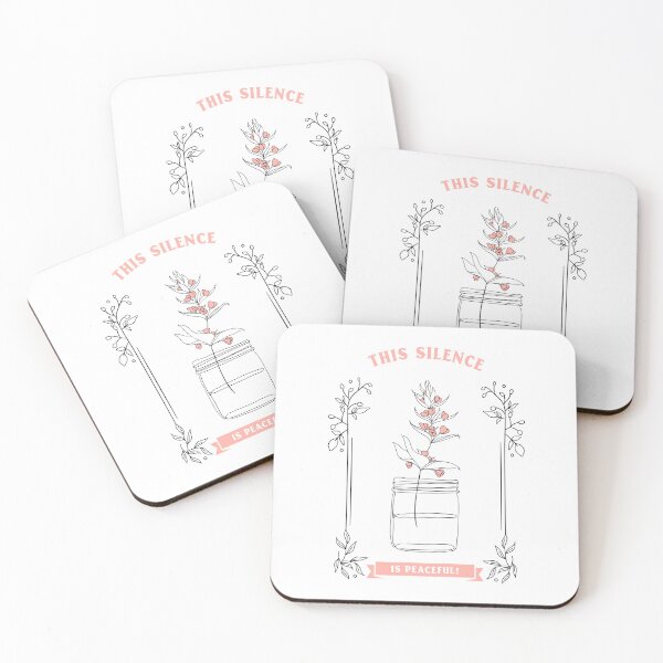 Item preview, Flower in a jar of water, This silence is peaceful designed and sold by Hevzy.