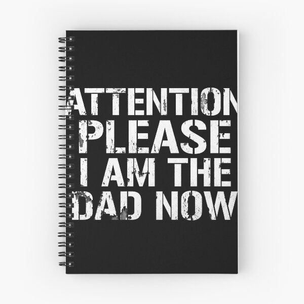 Item preview, Attention Please I Am The Dad Now Funny Retro Distressed designed and sold by TeNovaStudio.