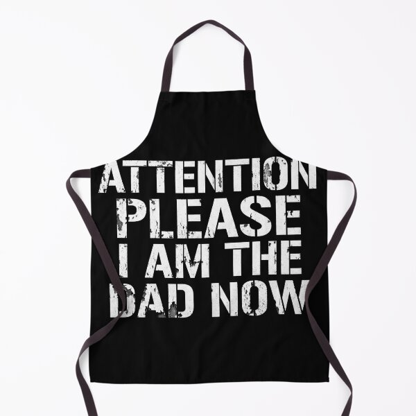 Item preview, Attention Please I Am The Dad Now Funny Retro Distressed designed and sold by TeNovaStudio.