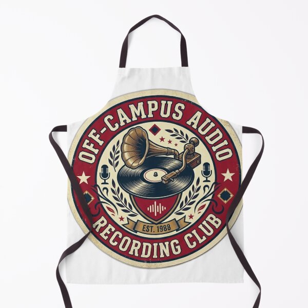 Item preview, UNOFFICIAL Off-Campus Audio - Vintage Recording Club Vinyl Record Emblem designed and sold by Fatomfatom.