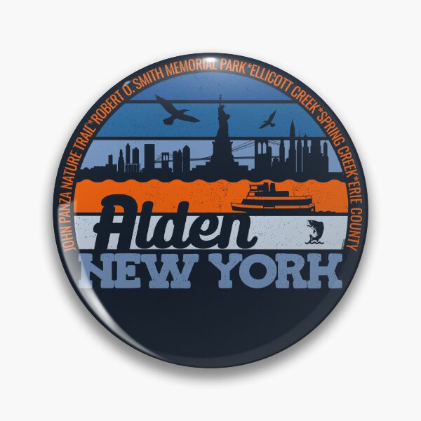 Item preview, Alden New York Sunset Retro Vintage Local Pride Logo designed and sold by CRHPOD20.
