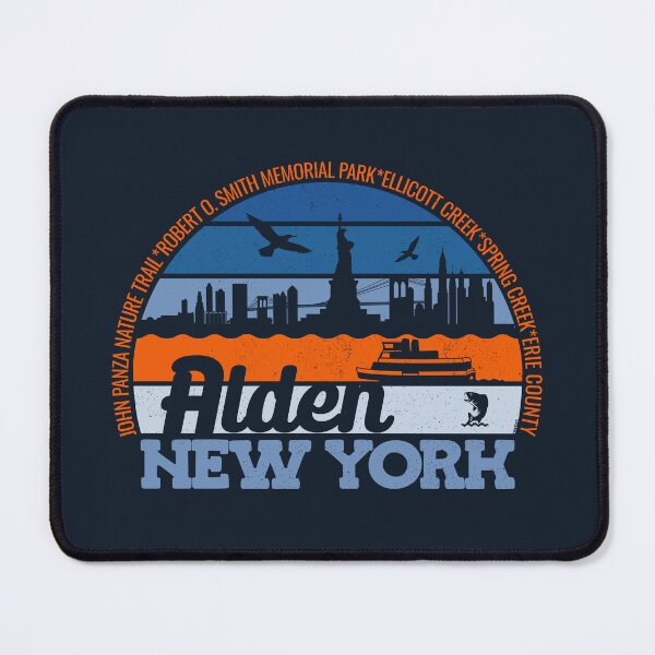 Item preview, Alden New York Sunset Retro Vintage Local Pride Logo designed and sold by CRHPOD20.