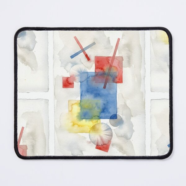 Item preview, Abstract Watercolor Suprematism | Fluid Geometric Shapes Poster | Avant-Garde Minimalist Red Yellow Blue Art designed and sold by SergioMiklos.
