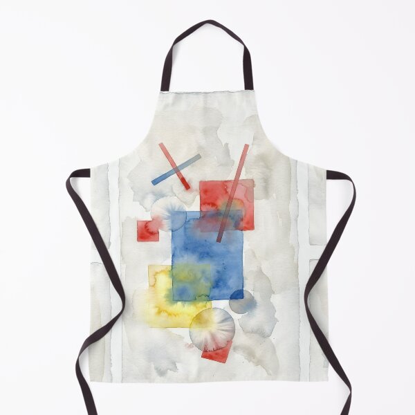 Item preview, Abstract Watercolor Suprematism | Fluid Geometric Shapes Poster | Avant-Garde Minimalist Red Yellow Blue Art designed and sold by SergioMiklos.