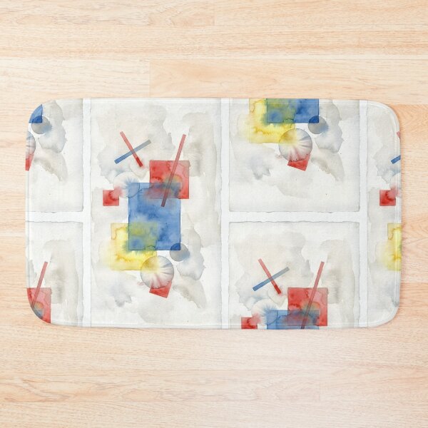 Item preview, Abstract Watercolor Suprematism | Fluid Geometric Shapes Poster | Avant-Garde Minimalist Red Yellow Blue Art designed and sold by SergioMiklos.