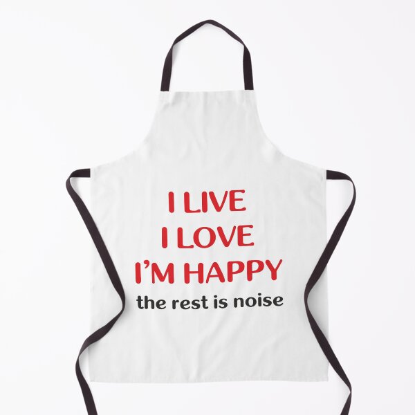 Item preview, I Live. I Love. I’m Happy. (Red+Black) designed and sold by Pencil & Pixel.
