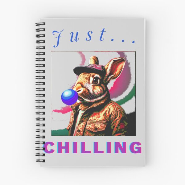 Item preview, Just Chilling... Geek Bunny chilling out, party gift for the animal lovers designed and sold by PiperParrot.