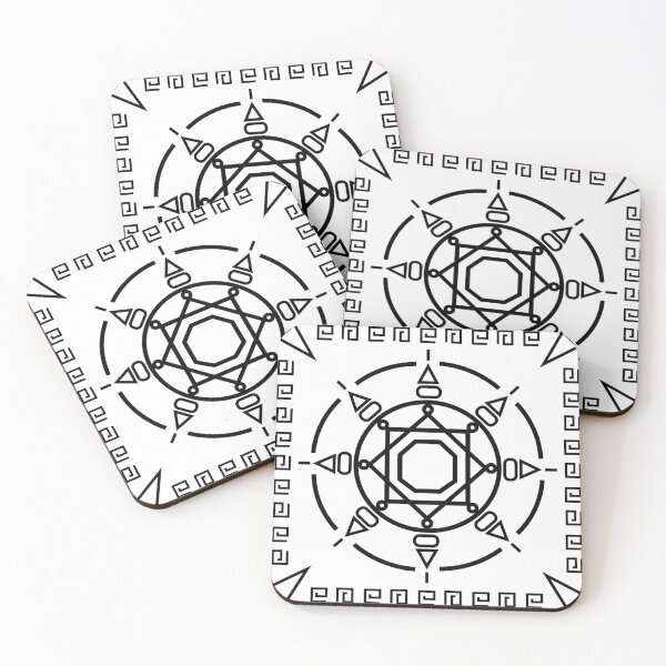 Item preview, Minimalist Geometric Abstract Symmetrical Line Art Symbol designed and sold by Longsilp.