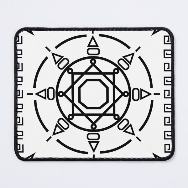 Item preview, Minimalist Geometric Abstract Symmetrical Line Art Symbol designed and sold by Longsilp.