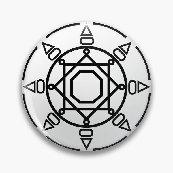 Item preview, Minimalist Geometric Abstract Symmetrical Line Art Symbol designed and sold by Longsilp.