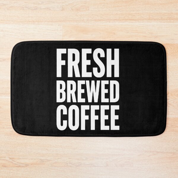 Item preview, Minimalist Fresh Brewed Coffee Bold Outline Typography designed and sold by Octupussy.