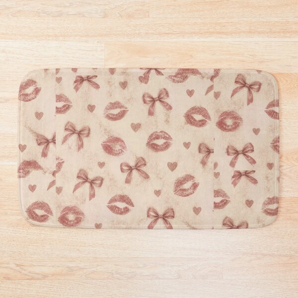 Item preview, Lips & Bows Pattern | Coquette Romantic Aesthetic designed and sold by DesignsByTaara.