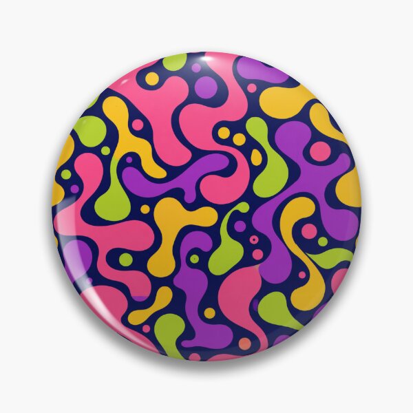 Item preview, Psychedelic Lava Lamp Swirl Retro Seamless Pattern designed and sold by Inkworksbyshery.