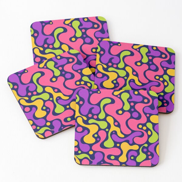 Item preview, Psychedelic Lava Lamp Swirl Retro Seamless Pattern designed and sold by Inkworksbyshery.