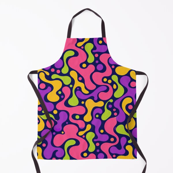 Item preview, Psychedelic Lava Lamp Swirl Retro Seamless Pattern designed and sold by Inkworksbyshery.