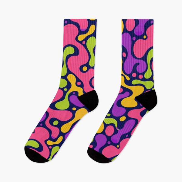 Item preview, Psychedelic Lava Lamp Swirl Retro Seamless Pattern designed and sold by Inkworksbyshery.