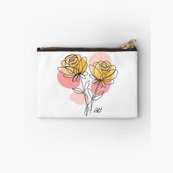 Item preview, Yellow Roses Botanical Line Art Print designed and sold by Evil B Creative.