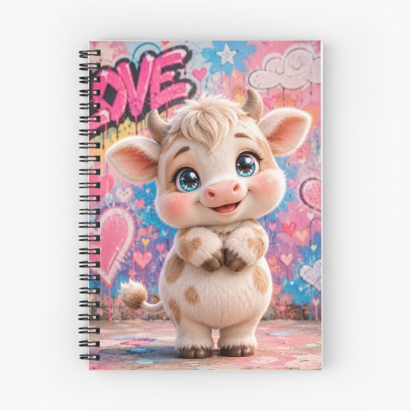 Item preview, Cute Baby Cow Love Graffiti designed and sold by Rohan132.