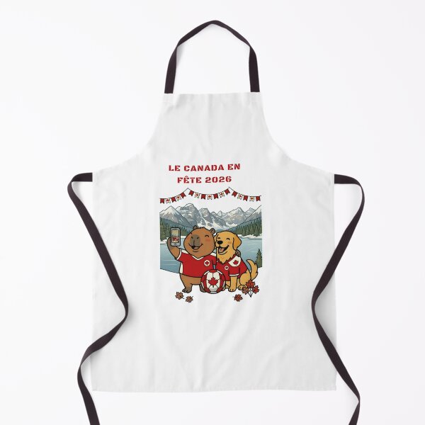 Item preview, Capybara et Chien Fans Soccer Canada en Fête 2026 Kawaii designed and sold by laughingshirts.